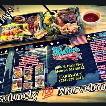 FiveStar Cookout & Funkybones BBQ - Barbeque Near Me - Monroe, Michigan