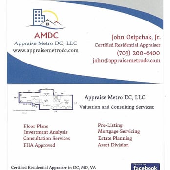Appraise Metro DC - Give us a call. We are happy to help. - Appraisal Services Near Me Appraise Metro DC - Give us a call. We are happy to help. - Appraisal Services Near Me