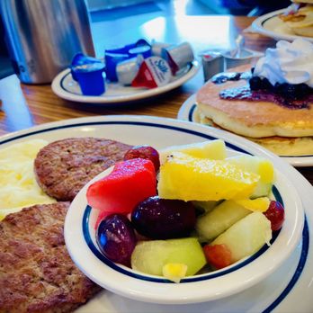 IHOP - Eggs, Impossible Sausage, Seasonal Fresh Fruit and Double Blueberry Pancakes - Breakfast & Brunch Near Me - Palmdale, California IHOP - Eggs, Impossible Sausage, Seasonal Fresh Fruit and Double Blueberry Pancakes - Breakfast & Brunch Near Me - Palmdale, California