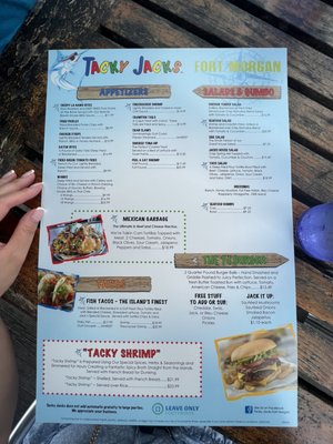 Menu photo 6 Tacky Jacks Gulf Shores, AL Menu photo 6 Tacky Jacks Gulf Shores, AL