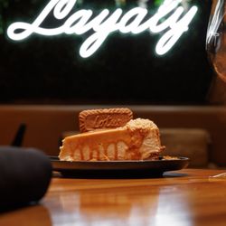 Layaly Mediterranean Restaurant - Biscoff Tahini Cheesecake