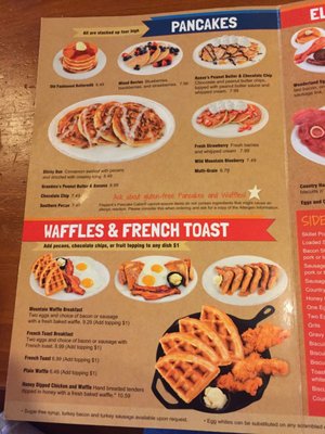 Menu photo 6 Flapjack's Pancake Cabin Kodak, TN