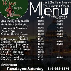Wise Guys Italian and Catering