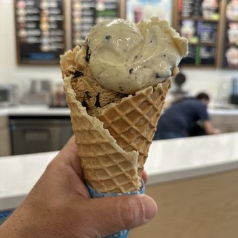 Ben & Jerry’s - Small scoop of coffee coffee buzz buzz buzz/mint chocolate chunk in a waffle cone - Ice Cream & Frozen Yogurt Near Me - Seattle, Washington Ben & Jerry’s - Small scoop of coffee coffee buzz buzz buzz/mint chocolate chunk in a waffle cone - Ice Cream & Frozen Yogurt Near Me - Seattle, Washington