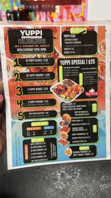 Menu photo 2 YUPPI Tampa, FL Menu photo 2 YUPPI Tampa, FL