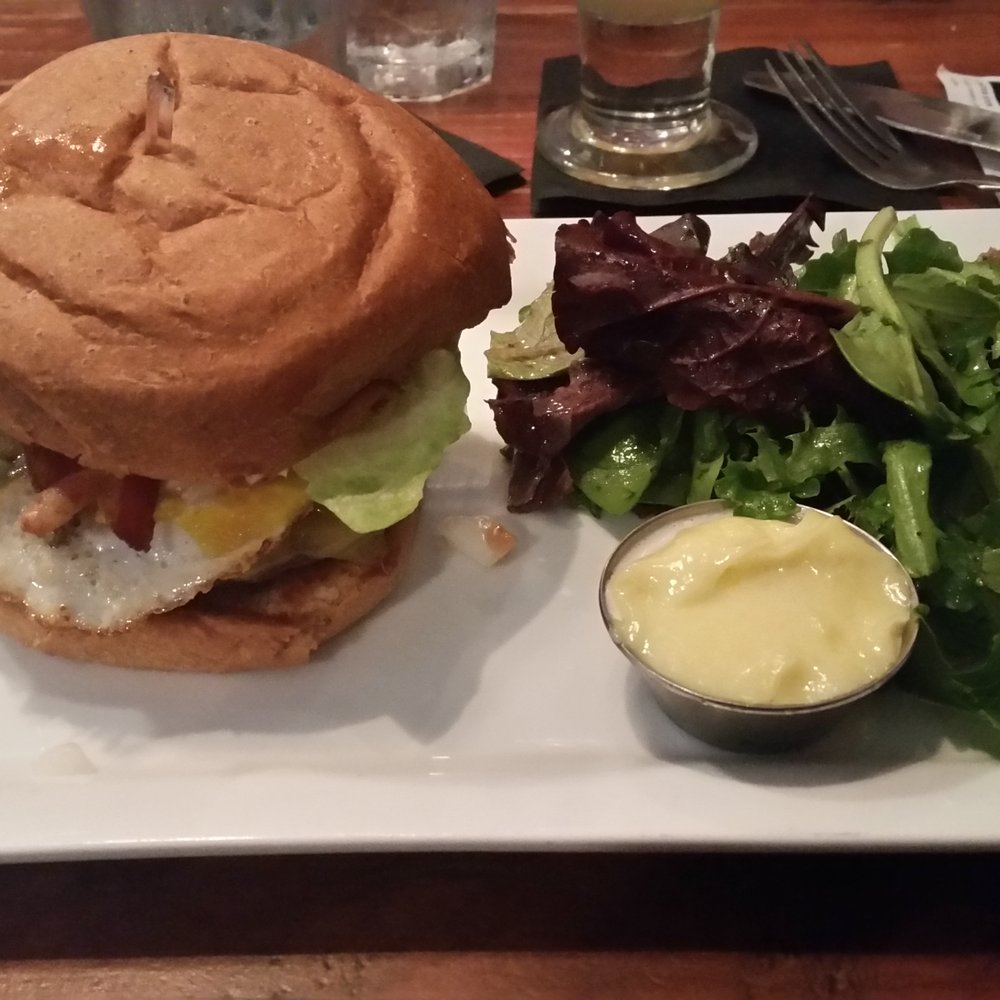 Burger Bach - The Original with the mayo on the side and added a fried egg on top. Very good. - Burgers Near Me - Richmond, Virginia