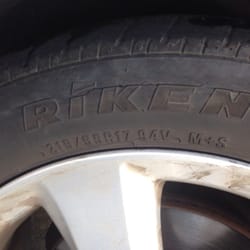 Mavis Tires & Brakes - Cracked tire that they DID NOT even tell us about and just said they "fixed" it!