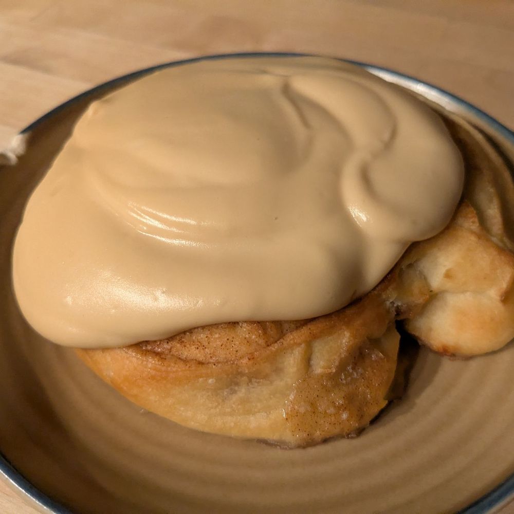 Maple Cinnamon roll.