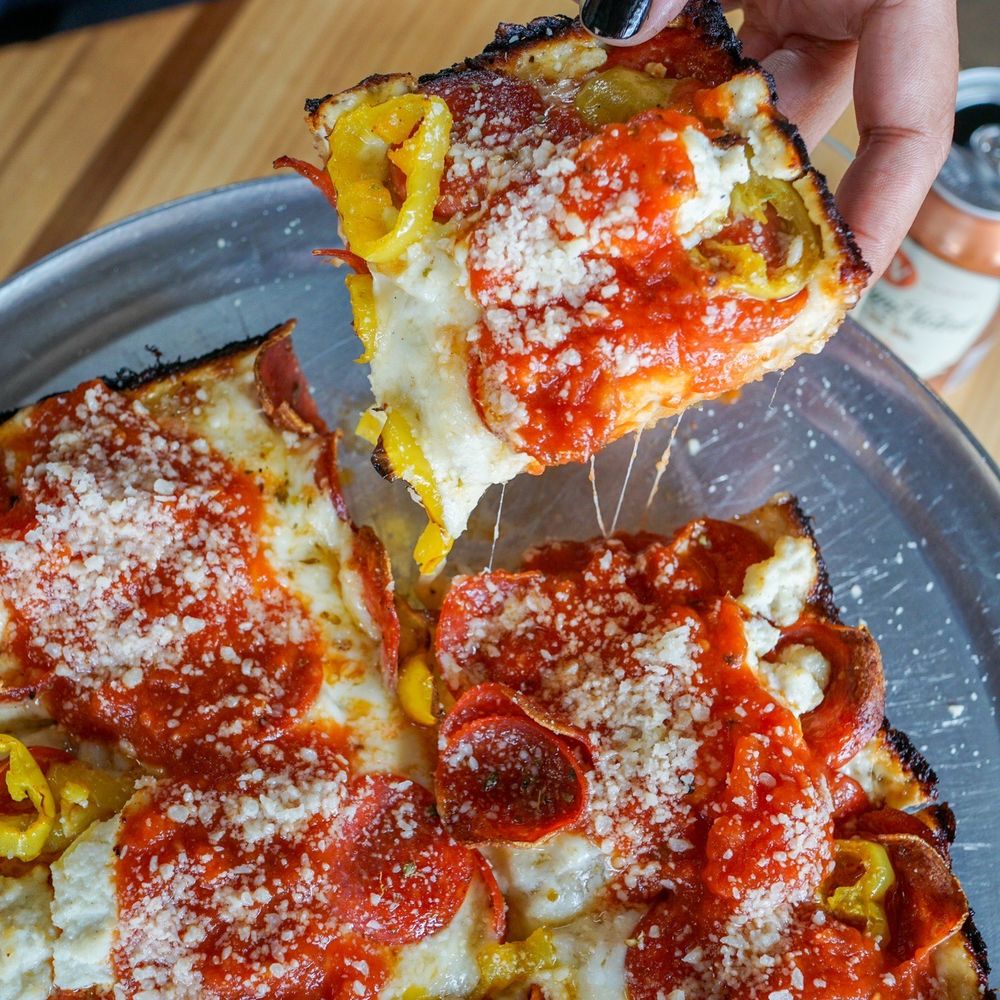 Grandma Bob's - Deep Dish Spicy Pepperoni Pizza - Pizza Near Me - Detroit, Michigan