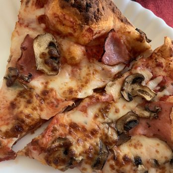 New York Giant Pizza - Pizza with 2 toppings (Ham and mushroom pizza) - Pizza Near Me - El Cajon, California New York Giant Pizza - Pizza with 2 toppings (Ham and mushroom pizza) - Pizza Near Me - El Cajon, California