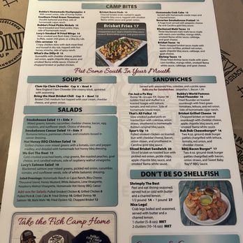 Bubba's Fish Camp & Smokehouse - Updated menu and prices page 1 - Seafood Near Me - Myrtle Beach, South Carolina Bubba's Fish Camp & Smokehouse - Updated menu and prices page 1 - Seafood Near Me - Myrtle Beach, South Carolina