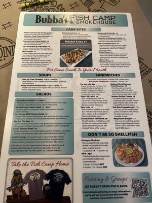 Menu photo 2 Bubba's Fish Camp & Smokehouse Myrtle Beach, SC Menu photo 2 Bubba's Fish Camp & Smokehouse Myrtle Beach, SC