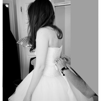 David's Bridal - Tam showed my bridesmaid how hook up the train into the 15 loops she'd added, and how to tie the bow, also! - Bridal Near Me - Phoenix, Arizona David's Bridal - Tam showed my bridesmaid how hook up the train into the 15 loops she'd added, and how to tie the bow, also! - Bridal Near Me - Phoenix, Arizona