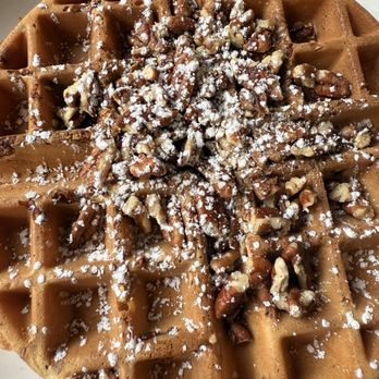 Jam + Toast - Belgian Waffle with pecans - Breakfast & Brunch Near Me - Irving, Texas Jam + Toast - Belgian Waffle with pecans - Breakfast & Brunch Near Me - Irving, Texas