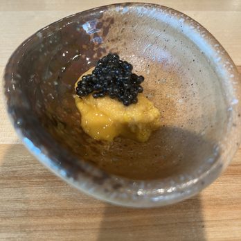 Sugo Hand Roll Bar - Uni with caviar - Sushi Bars Near Me - Seattle, Washington Sugo Hand Roll Bar - Uni with caviar - Sushi Bars Near Me - Seattle, Washington