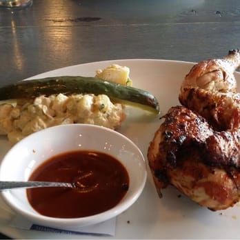 Bidwell Restaurant - BBQ chicken with potato salad - New American Near Me - Washington, DC, District of Columbia