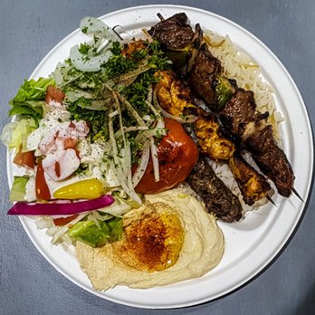 Al Basch Chicken - Mixed kebab platter. Yummm... - Mediterranean Near Me - Los Angeles, California Al Basch Chicken - Mixed kebab platter. Yummm... - Mediterranean Near Me - Los Angeles, California