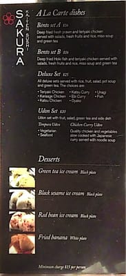 Menu photo 2 Sakura Kaiten Sushi Melbourne, VIC Menu photo 2 Sakura Kaiten Sushi Melbourne, VIC