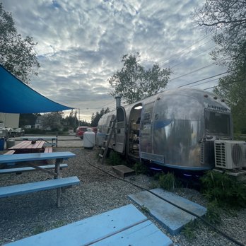 Quietside Snacks - Views of the airstream/kitchen to keep the charming camp vibes alive. - Burgers Near Me - Tremont, Maine Quietside Snacks - Views of the airstream/kitchen to keep the charming camp vibes alive. - Burgers Near Me - Tremont, Maine