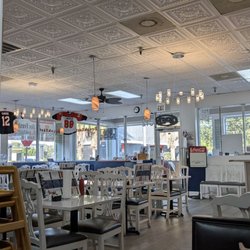 Philly Junction - Confusing decor for a place that serves cheesecakes.