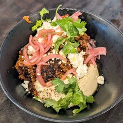 Avanti Food & Beverage - Lamb Hummus Bowl from BoyChik | Instagram: @telephonesmoothie