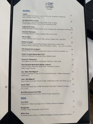 Menu photo 1 One Bistro Norwood, MA Menu photo 1 One Bistro Norwood, MA