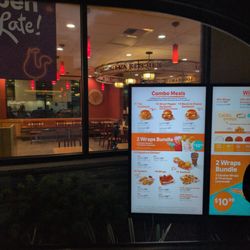 Popeyes Louisiana Kitchen - Drive thru menu