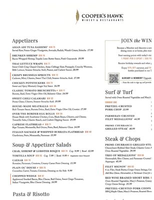Menu photo 6 Cooper’s Hawk Winery & Restaurant Alpharetta, GA