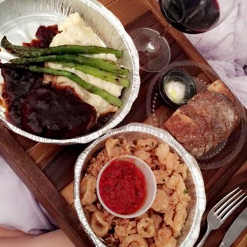 Spoleto Restaurant - Steak, Calamari, and House Break + Ricotta Cheese/Olive Oil delivered by DeliveryExpress - Italian Near Me - Northampton, Massachusetts