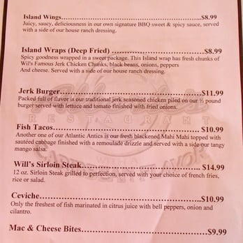 Marcs Cuisine - Bar Menu - Caribbean Near Me - Oakland Park, Florida