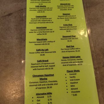 The Pfunky Griddle - Drink menu - Breakfast & Brunch Near Me - Nashville, Tennessee The Pfunky Griddle - Drink menu - Breakfast & Brunch Near Me - Nashville, Tennessee