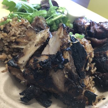 Guava Smoked - Guava schmoked combo plate with butterfish collars and Kalbi. Upgrade to guava schmoked fried rice. - Barbeque Near Me - Honolulu, Hawaii