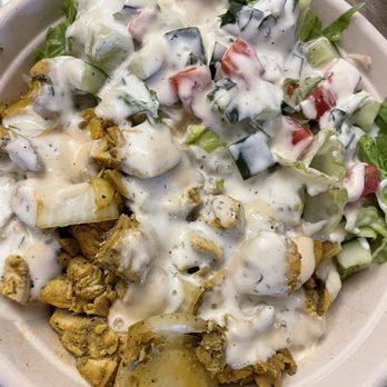 Noosh Grill - Noosh Bowl with chicken - Halal Near Me - Fairfax, Virginia Noosh Grill - Noosh Bowl with chicken - Halal Near Me - Fairfax, Virginia