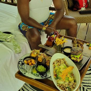 Grand Bliss - Food included in our cabana package...delicious - Resorts Near Me - Punta Maroma, ROO