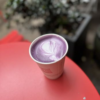 SIGNAL Coffee Roasters - Ube latte - Coffee & Tea Near Me - Alameda, California SIGNAL Coffee Roasters - Ube latte - Coffee & Tea Near Me - Alameda, California