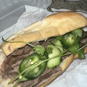 Saigon Eden - Beef Banh Mi Sandwich $8.00 - Vietnamese Near Me - Chino Hills, California