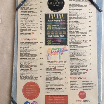 The Burger Barn - the menu for the restaurant - Burgers Near Me - Somers, New York