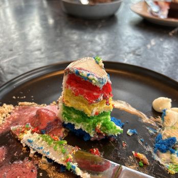 Elena cocina de la baja - This rainbow treat tasted better than it looks! As you can see, very little was left. - Seafood Near Me - Ensenada, BCN Elena cocina de la baja - This rainbow treat tasted better than it looks! As you can see, very little was left. - Seafood Near Me - Ensenada, BCN