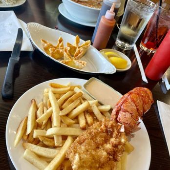 Lobster & Pho - Fried lobster tail was perfect.  This is my son's favorite lunch spot.  Chicken pho with chili oil is his go to. - Seafood Near Me - Independence, Ohio