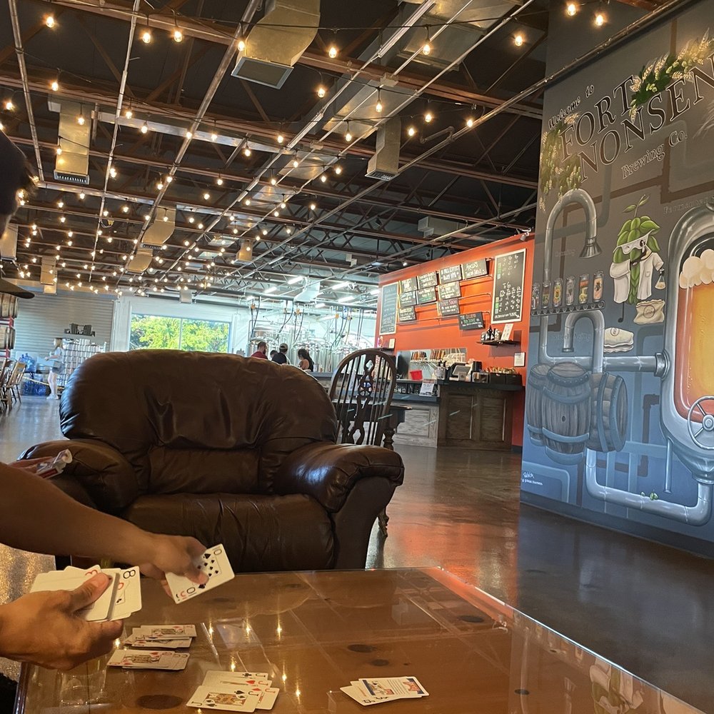 Fort Nonsense Brewing - a man sitting at a table - Breweries Near Me - Randolph, New Jersey Fort Nonsense Brewing - a man sitting at a table - Breweries Near Me - Randolph, New Jersey