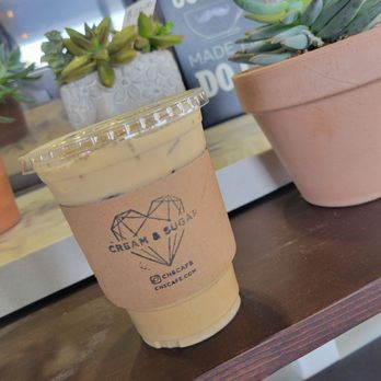 Cream & Sugar Cafe - Iced latte - Coffee & Tea Near Me - La Mirada, California Cream & Sugar Cafe - Iced latte - Coffee & Tea Near Me - La Mirada, California