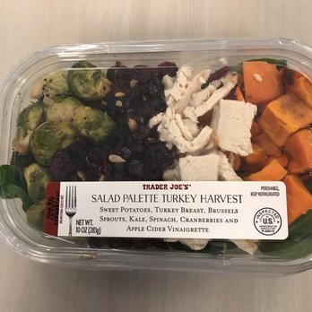 Trader Joe's - Salad Palette Turkey Harvest salad. So good!! - Grocery Near Me - Palo Alto, California Trader Joe's - Salad Palette Turkey Harvest salad. So good!! - Grocery Near Me - Palo Alto, California