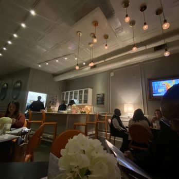Mango Mangeaux - Lights were low, which set the ambiance. - New American Near Me - Hampton, Virginia Mango Mangeaux - Lights were low, which set the ambiance. - New American Near Me - Hampton, Virginia