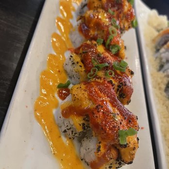 Bene Sushi - two plates of sushi with sauce - Japanese Near Me - West Vancouver, British Columbia Bene Sushi - two plates of sushi with sauce - Japanese Near Me - West Vancouver, British Columbia
