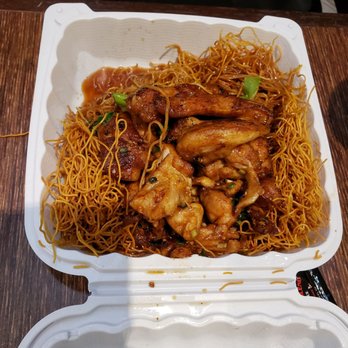 HiTEA Cafe - Crispy noodles with chicken - Bubble Tea Near Me - Honolulu, Hawaii HiTEA Cafe - Crispy noodles with chicken - Bubble Tea Near Me - Honolulu, Hawaii
