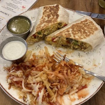 Mornings Breakfast & Brunch - Breakfast Burrito and Hash Browns (delicious!!) - Breakfast & Brunch Near Me - Indianapolis, Indiana Mornings Breakfast & Brunch - Breakfast Burrito and Hash Browns (delicious!!) - Breakfast & Brunch Near Me - Indianapolis, Indiana