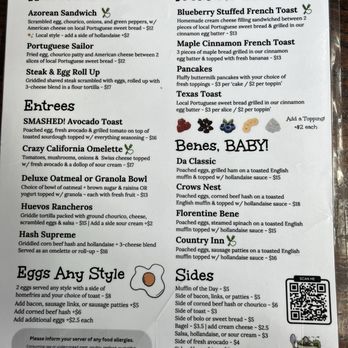 Franklin Spa - Menu - Breakfast & Brunch Near Me - Newport, Rhode Island