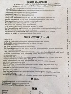 Menu photo 7 Hollywood Beach Cafe Oxnard, CA