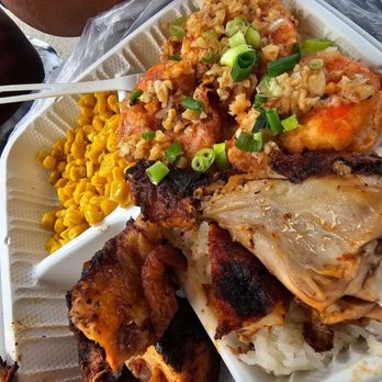 Diamond's Kitchen - Garlic chicken with garlic shrimp - Food Trucks Near Me - Waipahu, Hawaii Diamond's Kitchen - Garlic chicken with garlic shrimp - Food Trucks Near Me - Waipahu, Hawaii