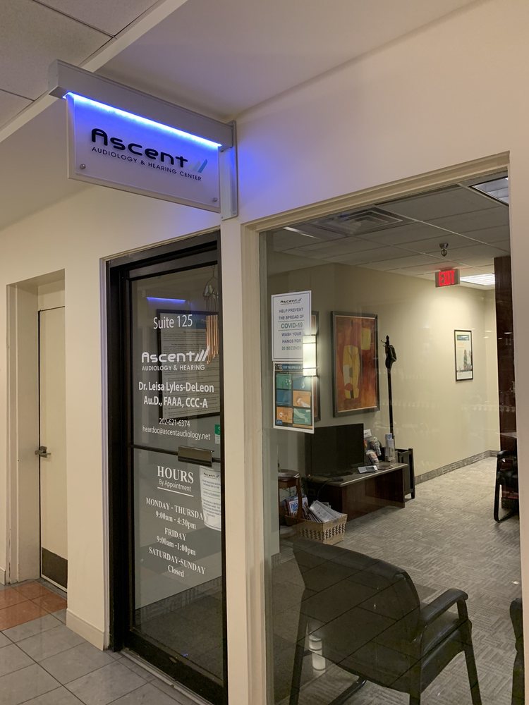 ASCENT AUDIOLOGY Updated July 2024 3301 New Mexico Ave NW, Washington, District of Columbia